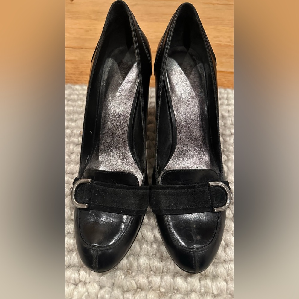 Nine West Elegant Black Women's Kitten Heels
